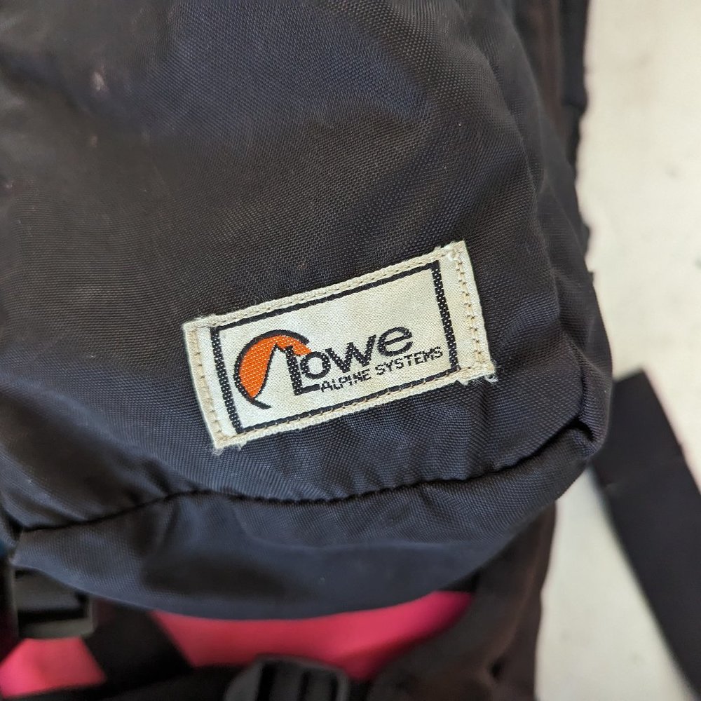 🌄 Lowe Alpine Sirocco  Internal Frame Blue Nylon Hiking Camping Backpack 🌄 - Picture 15 of 16